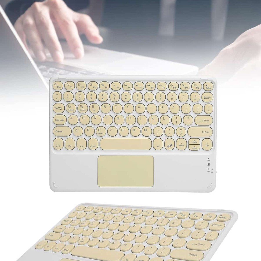 Android and IOS Compatible Bluetooth Keyboard Touchpad Slim Wireless Wifi Q Keyboard