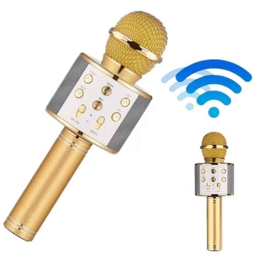 Bluetooth Speaker USB AUX SD Card Kaoroke Microphone Long Battery Life