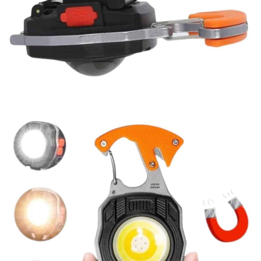 Multifunctional Emergency Light USB Rechargeable Flashlight 7 Different Modes