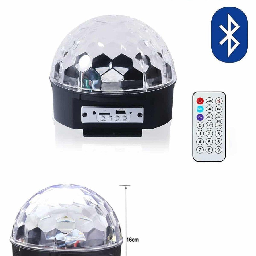 Sphere Disco Ball Music Player Colorful Laser Light Bluetooth Controlled Disco Party Light