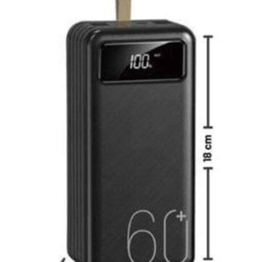 Powerbank High Capacity 60,000 Mah Battery with Fast Charging Feature Powerbank High Capacity 60,000 Mah Battery with Fast Charging Feature