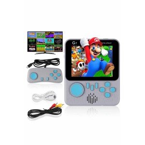 Dual Console 666 Pieces Retro Game Handheld Arcade Portable 3.5 Inch Screen