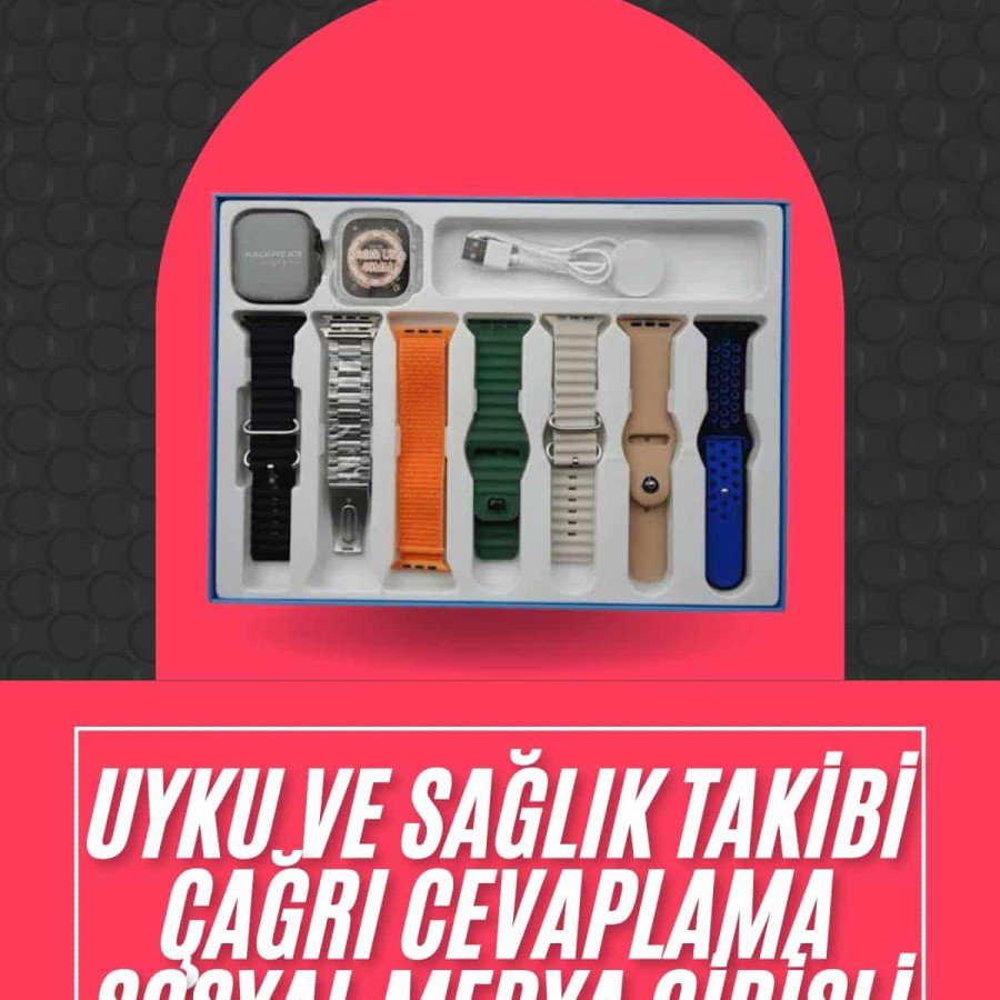 Smart Watch Unisex Smart Watch Multiple Band Options Steel Band Plastic Band