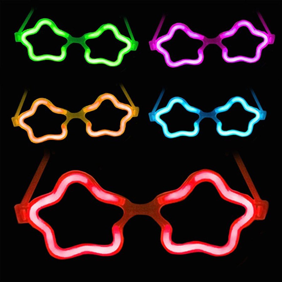 12 Pieces Star Glow Glasses – For Glow Party and Event