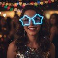 12 Pieces Star Glow Glasses – For Glow Party and Event