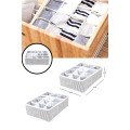 12 Compartments Practical Drawer Organizer Organizer (Underwear Tie Socks Organizer)