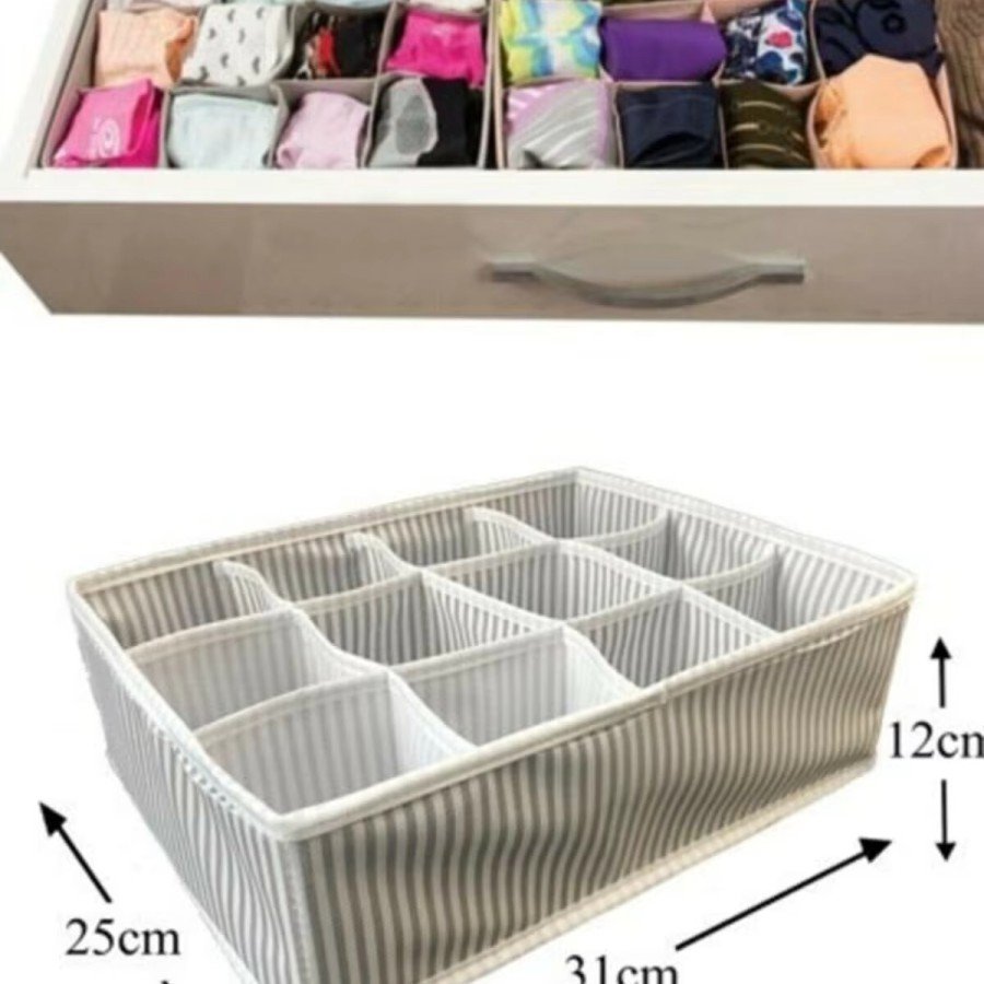 12 Compartments Practical Drawer Organizer Organizer (Underwear Tie Socks Organizer)