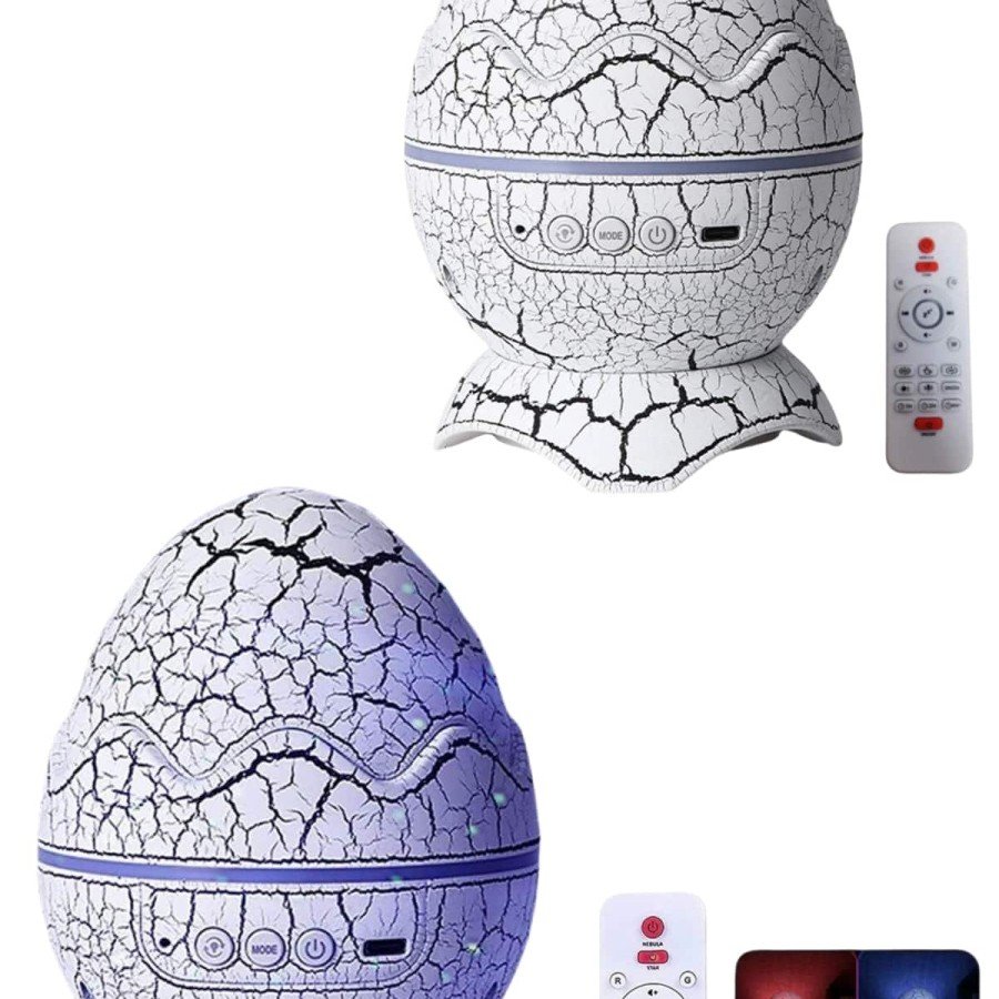 Bluetooth Speaker Dinosaur Egg Night Table Lamp Projector