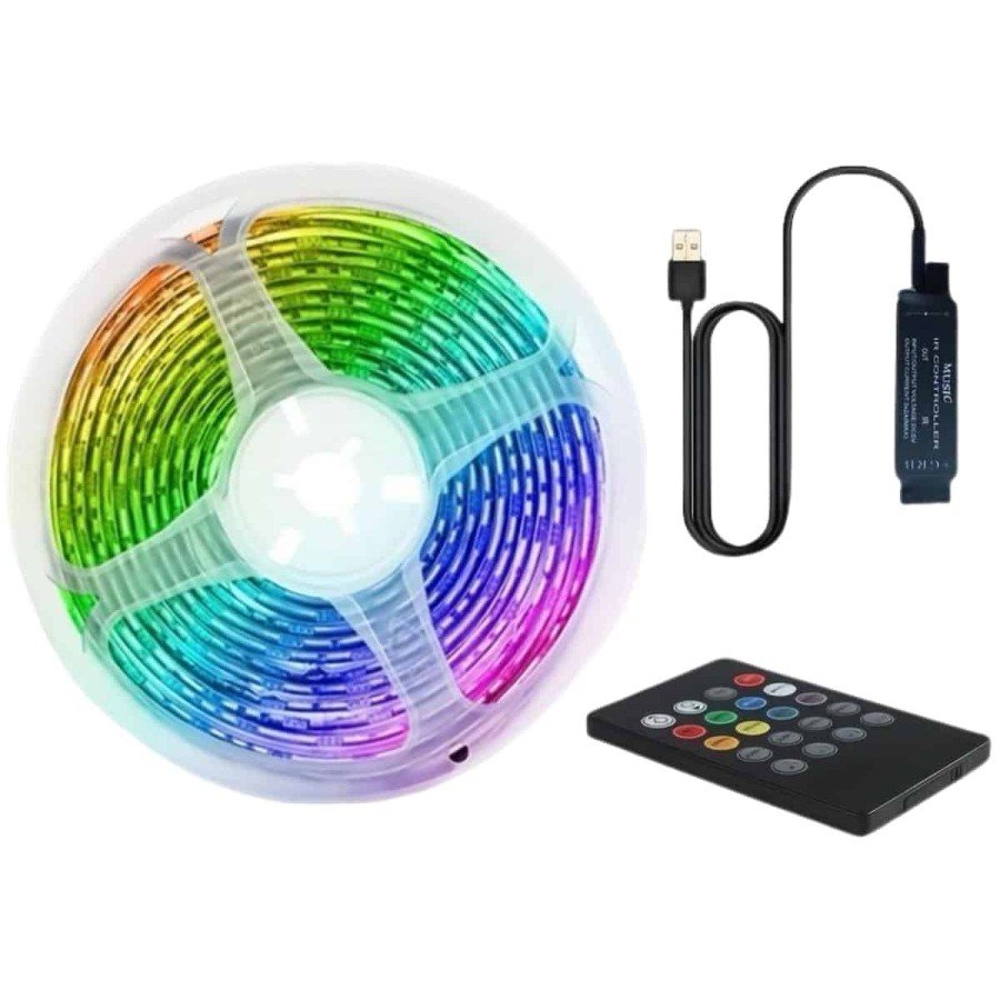 RGB Led Strip 10 Meters RGB Led Light Controlled With Remote RGB Led Strip 10 Meters RGB Led Light Controlled With Remote