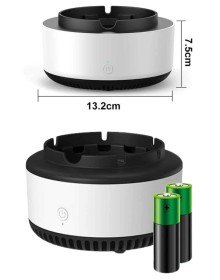 Electronic Smart Ashtray Air Purifier Odorless Ash Tray Anti-Smoke