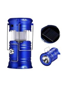 Camping Lantern Rechargeable Solar Powered Searchlight USB Rechargeable