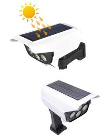Solar Garden Lamp with Remote Control Camera View Motion Sensor