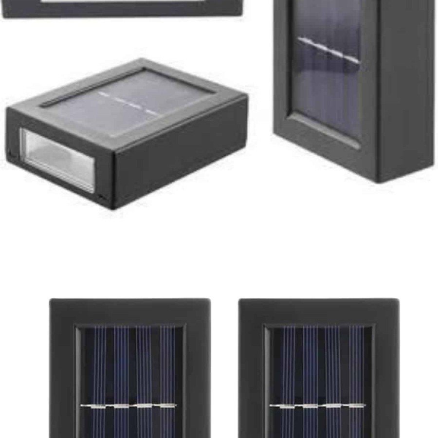 Solar Powered Double Sided Wall Lamp Double Sided Wall Lamp Solar Powered Solar Powered Double Sided Wall Lamp Double Sided Wall Lamp Solar Powered