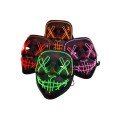 Neon Mask with Led Light Halloween Mask Scary Horror Mask