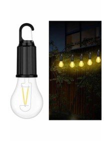 Rechargeable Decorative Camping Lamp Hanging Bulb LED Light with Type-C Input