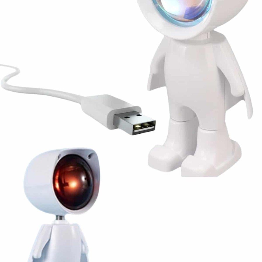 Sunset Lamp Light Background Projector Cute Astronaut Energy Saving Sunset Lamp Light Background Projector Cute Astronaut Energy Saving