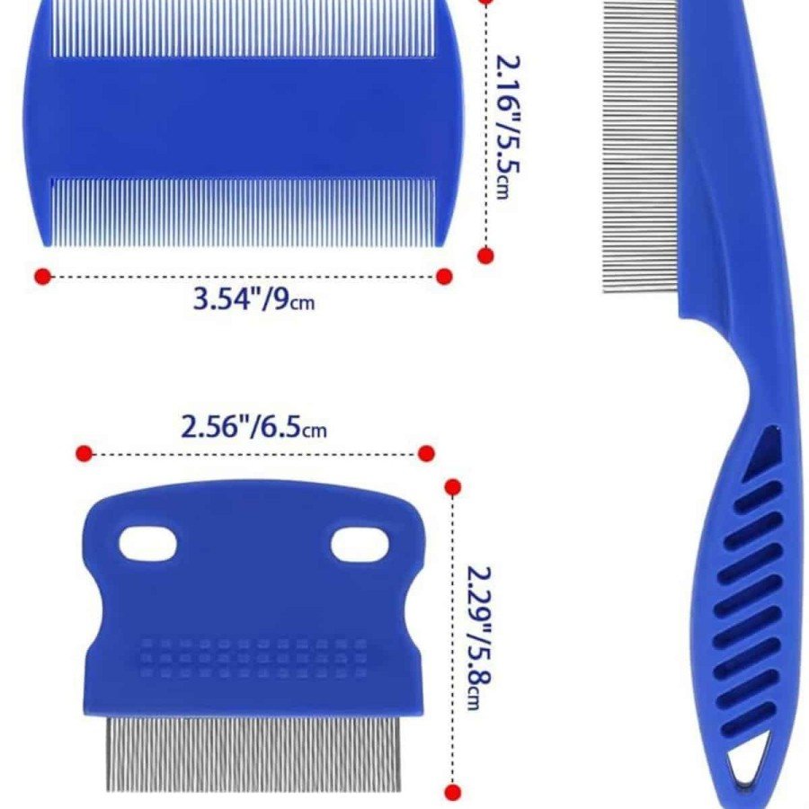 Cat Dog Hair Lice Flea Collector Collecting Cleaning Comb Comb Set Set of 4 Cat Dog Hair Lice Flea Collector Collecting Cleaning Comb Comb Set Set of 4