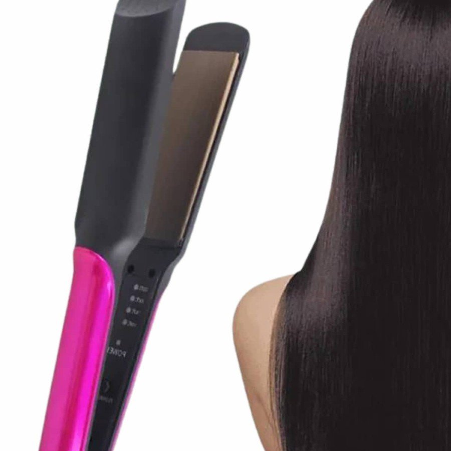 Hair Straightener High Temperature Adjustable Anti-Frizz Hair Styler