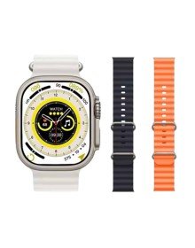 Android and iOS Compatible Smart Watch with 3 Bands that Can Track Sleep and Health