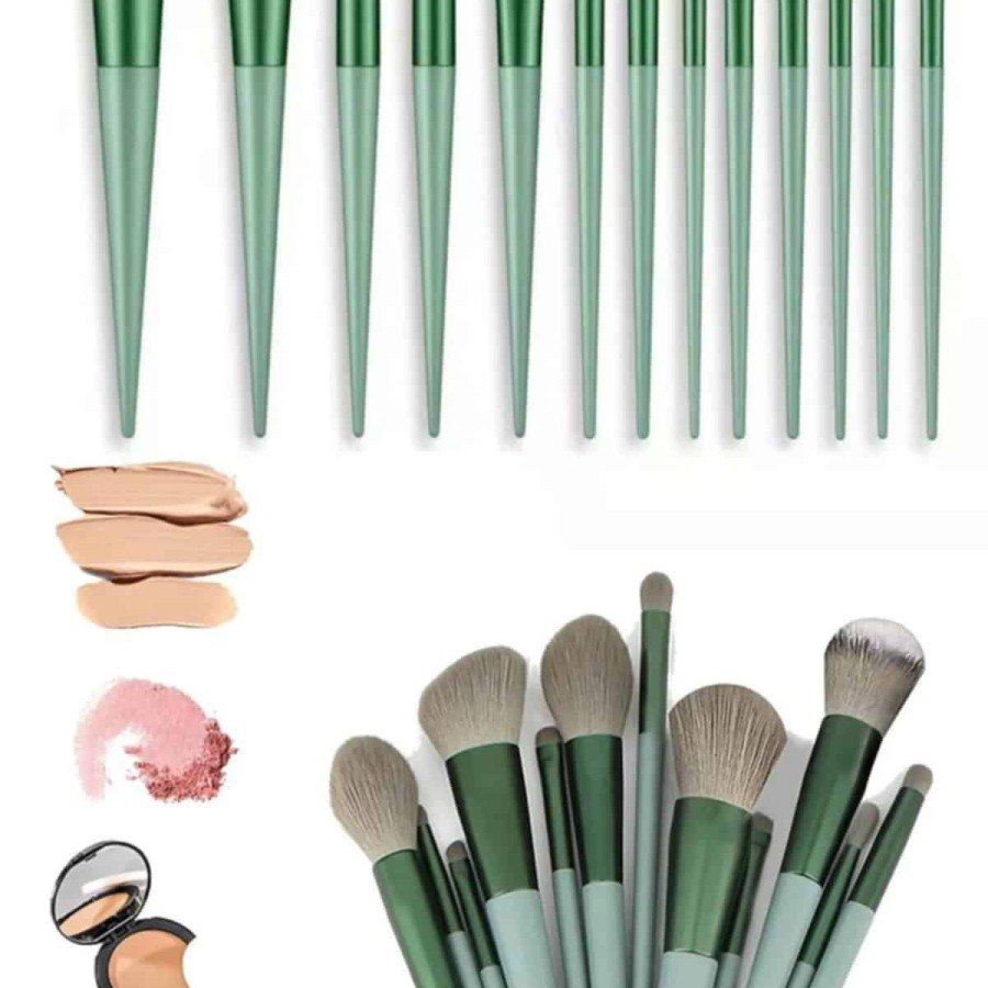 Professional Makeup Brush Set 13 Piece Soft Bristle Brush Set Eyeshadow Brush