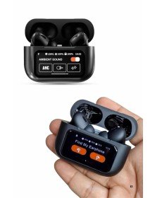 In-Ear Bluetooth Headset with Screen Listening to Music Answering Calls Black