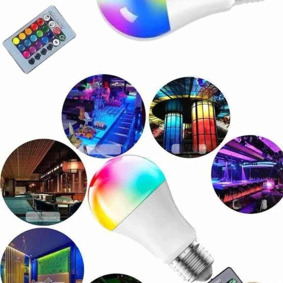Adjustable Brightness RGB Led Bulb White Lamp And Color Bulb