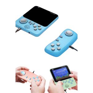 Dual Console 666 Pieces Retro Game Handheld Arcade Portable 3.5 Inch Screen