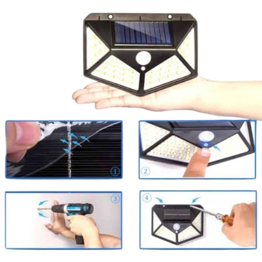 Garden Lamp Garden Lighting Waterproof 100 LEDs With Sensor