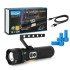 15,000 LUMENS TG+COB LED RECHARGEABLE FLASHLIGHT WATTON WT-703