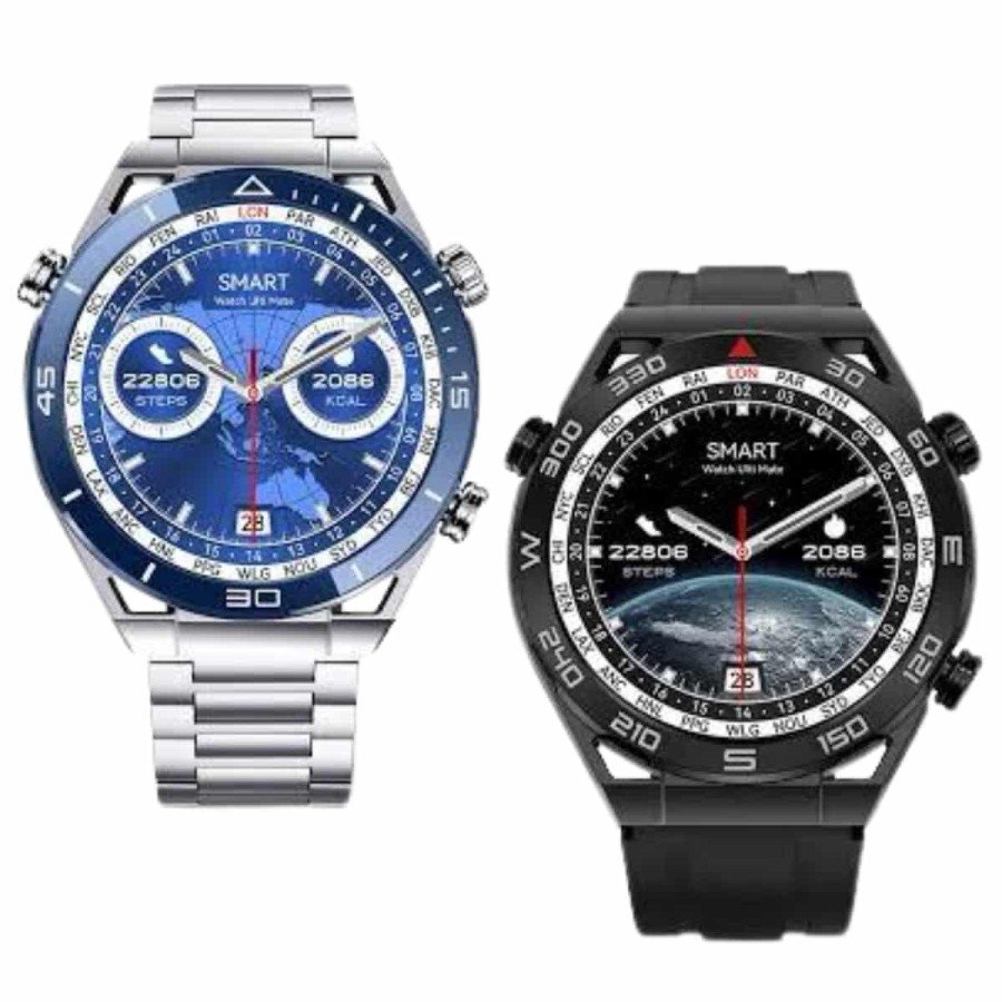 2025 Model Round Screen Android and IOS Compatible Smart Watch with GPS Tracking