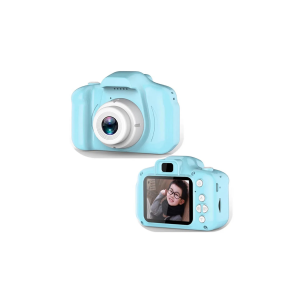 Blue Compact Digital Camera with HD Video and Photo Shooting Features and USB Connection Blue Compact Digital Camera with HD Video and Photo Shooting Features and USB Connection