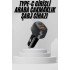 In-Car Charger 38W Power Capacity Type-C Port Car Cigarette Lighter