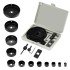 16 Piece Punch Set Wood Cutting Saw Drill Bit Set Drywall Ceiling Cutting