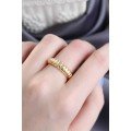 Gold Color Adjustable Auger Women s Ring