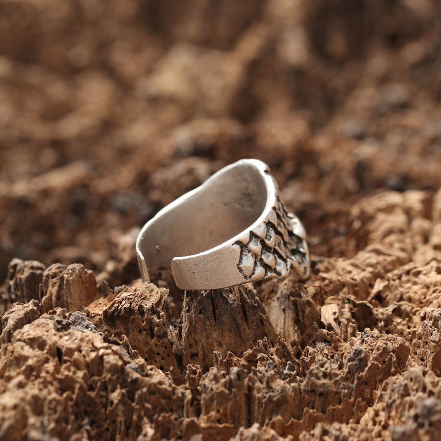 Skull Pattern Adjustable Ring