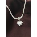 316L Steel Italian Chain Heart Necklace