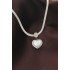 316L Steel Italian Chain Heart Necklace