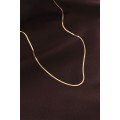 Steel Gold Color 60 cm Thin Italian Chain Necklace Steel Gold Color 60 cm Thin Italian Chain Necklace