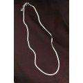 316L Steel Silver Color 60 cm Italian Chain Necklace
