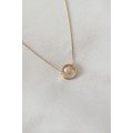 Gold Color Minimal Heart Figure Women s Necklace