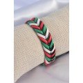 Mixed Color String Leather Men s Bracelet