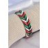 Mixed Color String Leather Men's Bracelet