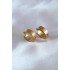 316L Steel Gold Color Compressed Men's Earrings