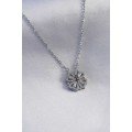 316L Steel Silver Color Open Clover Model Women s Necklace