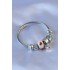 Charm Women's Bracelet with Heart and Evil Eye Bead Detail