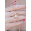 316L Steel Gold Color Pop-Up Mussel Model Women s Necklace