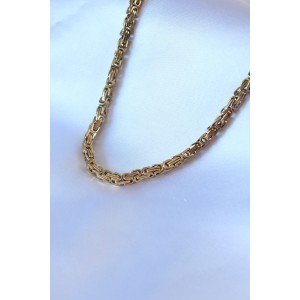 316L Steel Gold Color King Chain Model Men's Necklace