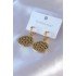316L Steel Gold Color Lotus Model Women's Earrings