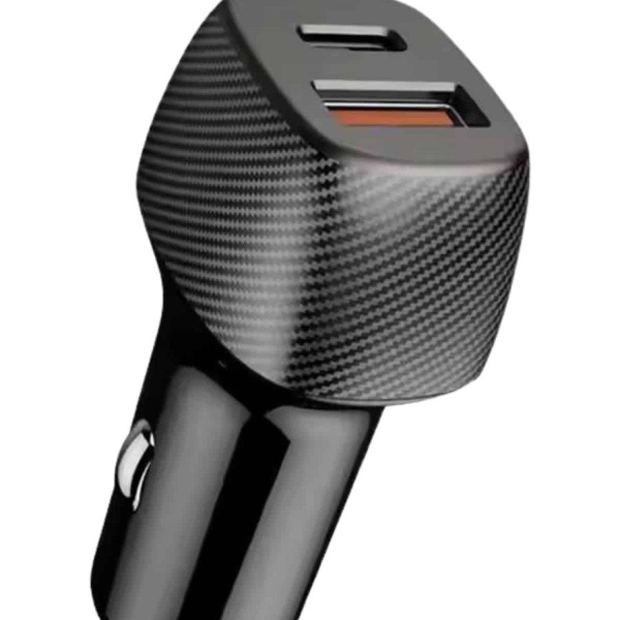 In-Car Charger 38W Power Capacity Type-C Port Car Cigarette Lighter