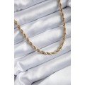316L Steel Gold Color 60 cm Twisted Model Women s Necklace